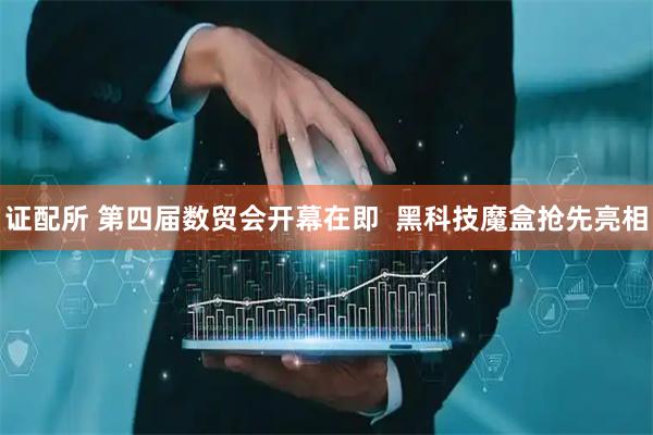 证配所 第四届数贸会开幕在即  黑科技魔盒抢先亮相