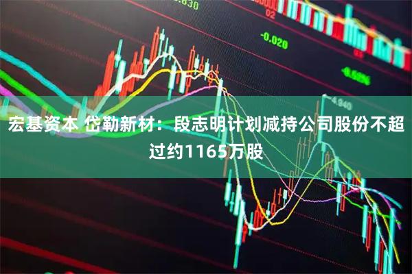 宏基资本 岱勒新材：段志明计划减持公司股份不超过约1165万股
